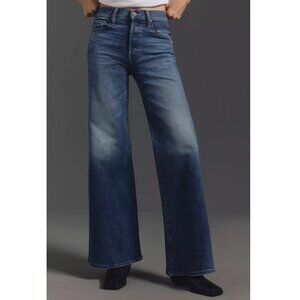 MOTHER The Tomcat Roller Sneak High-Rise Wide-Leg Jeans Sixth Sense 33P